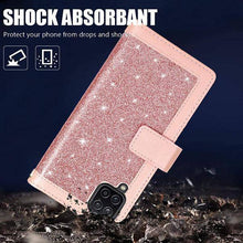 Cargar imagen en el visor de la galería, Bling Wallet Case with Wrist Strap for Samsung A42(5G) - Libiyi