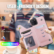 Cargar imagen en el visor de la galería, New Luxury Embossing Wallet Cover For iPhone 11Pro Max-Fast Delivery - Libiyi