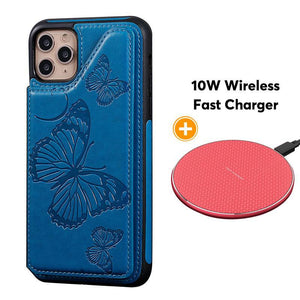New Luxury Embossing Wallet Cover For iPhone 11Pro Max-Fast Delivery - Libiyi