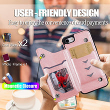 Laden Sie das Bild in den Galerie-Viewer, New Luxury Embossing Wallet Cover For iPhone 6 Plus/6s Plus-Fast Delivery - Libiyi