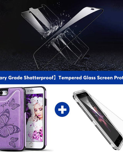 New Luxury Embossing Wallet Cover For iPhone 6 Plus/6s Plus-Fast Delivery - Libiyi