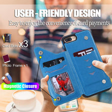Carregar imagem no visualizador da galeria, New Luxury Embossing Wallet Cover For iPhone 7Plus&amp;8Plus-Fast Delivery - Libiyi