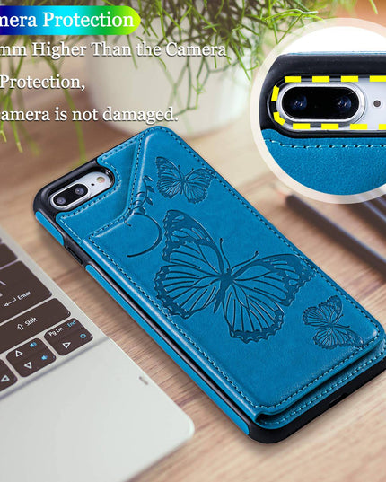 New Luxury Embossing Wallet Cover For iPhone 7Plus&8Plus-Fast Delivery - Libiyi