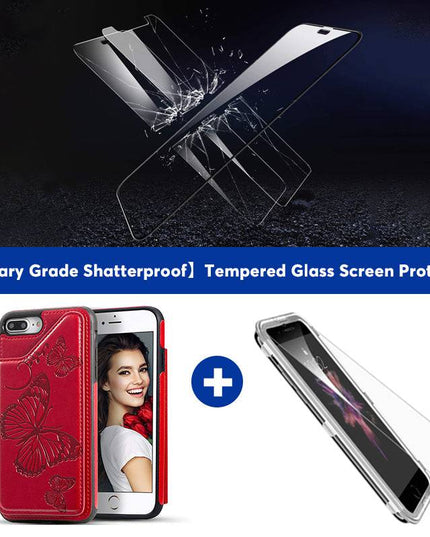 New Luxury Embossing Wallet Cover For iPhone 7Plus&8Plus-Fast Delivery - Libiyi