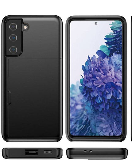 Rigide Flashy Porte-cartes Case For Samsung Galaxy S21(5G) - Libiyi