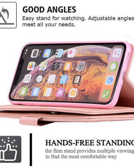 Bling Wallet Case with Wrist Strap for iPhone 12 Series - Libiyi