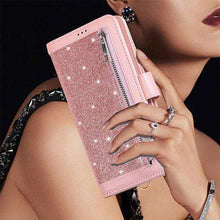 Laden Sie das Bild in den Galerie-Viewer, Bling Wallet Case with Wrist Strap for Samsung Note 20 Series - Libiyi