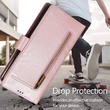 Carregar imagem no visualizador da galeria, Detachable Flip Folio Zipper Purse Phone Case for Samsung Note 20 Series - Libiyi