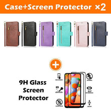 Carregar imagem no visualizador da galeria, Detachable Flip Folio Zipper Purse Phone Case for Samsung Note 20 Series - Libiyi