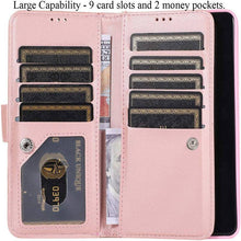 Cargar imagen en el visor de la galería, Samsung Note 20 Series Bling Wallet Case with Wrist Strap - Libiyi