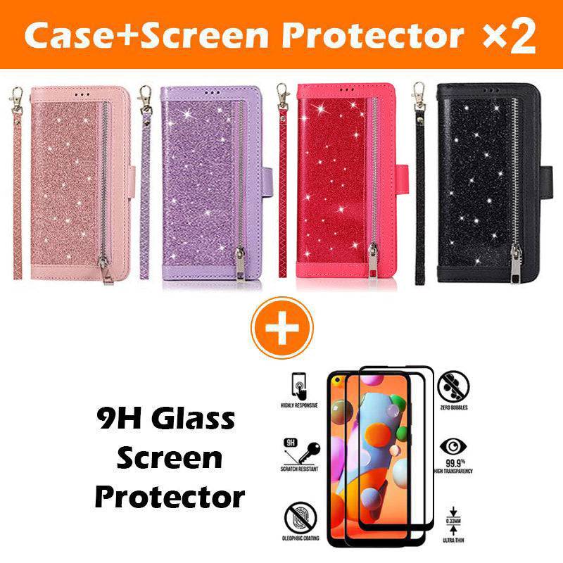 Bling Wallet Leather Case for Samsung S21 Ultra - Libiyi