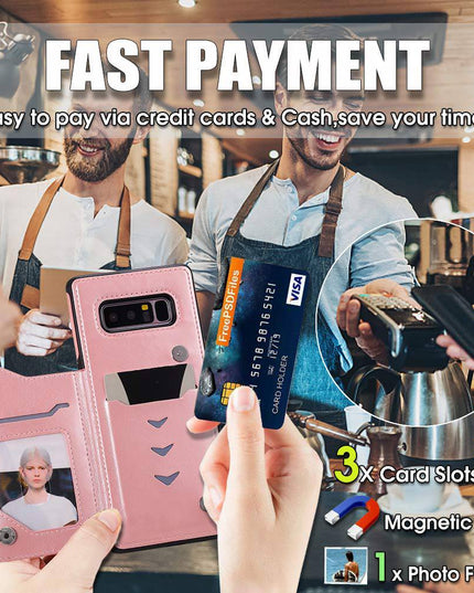 New Luxury Embossing Wallet Cover For SAMSUNG Note 8-Fast Delivery - Libiyi