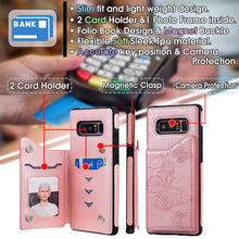 Cargar imagen en el visor de la galería, New Luxury Embossing Wallet Cover For SAMSUNG Note 8-Fast Delivery - Libiyi