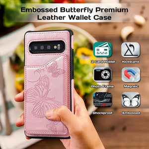 Luxury Embossing Wallet Cover For SAMSUNG S10 Plus - Libiyi