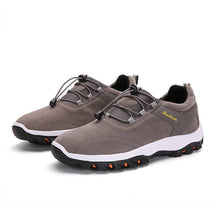 Cargar imagen en el visor de la galería, Sursell Brown Men Synthetic Suede Non Slip Outdoor Casual Hiking Shoes - Keilini