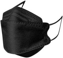 Cargar imagen en el visor de la galería, 10-50Pcs KF94 Comfortable Fish Type Mask(White&amp;Black) - Libiyi