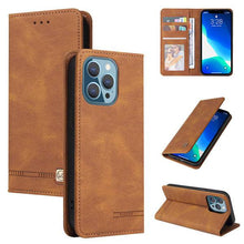 Load image into Gallery viewer, Luxury Leather Wallet Stand Flip Case For iPhone - Libiyi