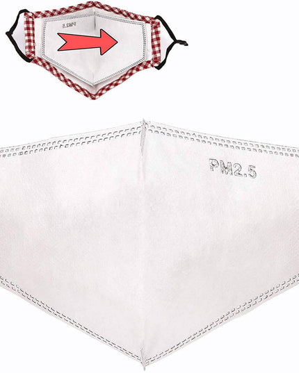 New 3D Cutting Five Layers Activated Carbon PM 2.5 Filter Replacements - Libiyi