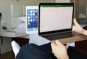 Laptop Screen Side Extension Phone Adjustable Bracket - Libiyi