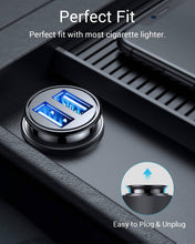 Cargar imagen en el visor de la galería, Quick Charge 3.0 All Metal Dual USB Port Fast Car Charger - Libiyi
