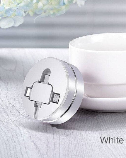 Portable 3 in 1 Retractable Micro USB Cable - Libiyi