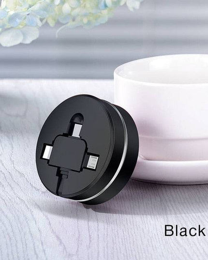 Portable 3 in 1 Retractable Micro USB Cable - Libiyi