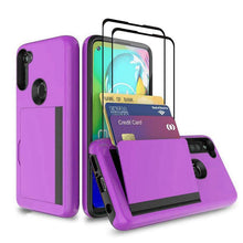 Load image into Gallery viewer, Armor Protective Card Holder Case for Samsung A11(US) With 2-Pack Screen Protectors - Libiyi