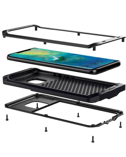 Luxury Doom Armor Waterproof Metal Aluminum Case For Huawei - Libiyi