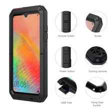 Cargar imagen en el visor de la galería, Luxury Doom Armor Waterproof Metal Aluminum Phone Cover For Huawei - Libiyi