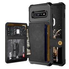 Cargar imagen en el visor de la galería, Phone Bags - Leather Flip Wallet Photo Holder Hard Back Cover For Samsung - Libiyi