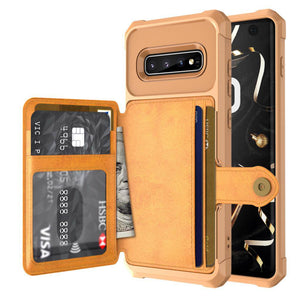 Phone Bags - Leather Flip Wallet Photo Holder Hard Back Cover For Samsung - Libiyi