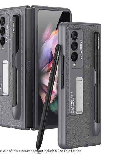 Ultra-thin Pen Slot Magnetic Holder Case for Samsung Galaxy Z Fold 3 5G - Libiyi