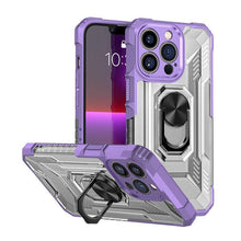 Carregar imagem no visualizador da galeria, Magnetic Metal Finger Ring Holder Armor Case For iPhone - Libiyi