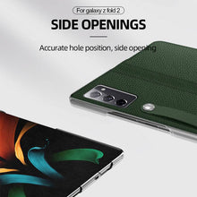 Carregar imagem no visualizador da galeria, First Cowhide Layer Case for Samsung Galaxy Z Fold 3 5G - Libiyi