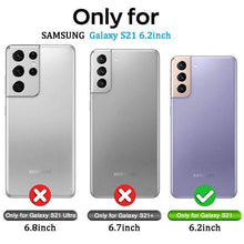 Cargar imagen en el visor de la galería, Leather Crossbody Shockproof Wallet Phone Case for Samsung S21 - Libiyi