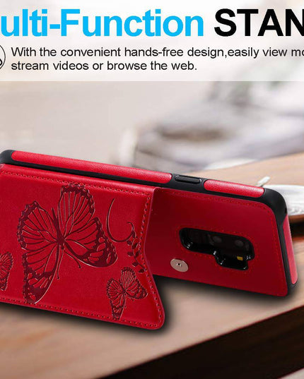 New Luxury Embossing Wallet Cover For SAMSUNG S9 Plus-Fast Delivery - Libiyi