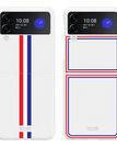 Blanc / Samsung Galaxy Z Flip 3 5G / Bande