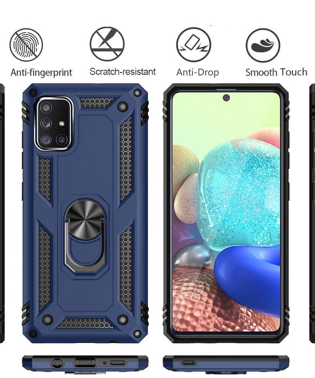 Luxury Armor Ring Bracket Phone Case For Samsung A Series - Libiyi