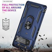 Cargar imagen en el visor de la galería, 2022 Luxury Armor Ring Bracket Phone case For Google Pixel 6 Pro With 2-Pack Screen Protectors - Libiyi