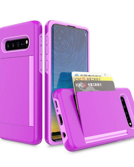 Armor Protective Card Holder Case for Samsung S10(5G) - Libiyi