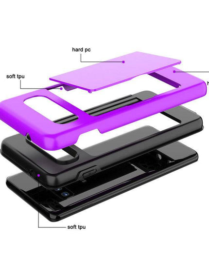 Armor Protective Card Holder Case for Samsung S10(5G) - Libiyi
