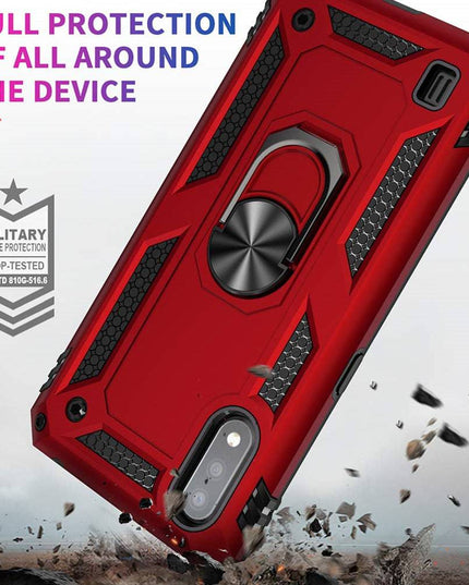 Luxury Armor Ring Bracket Phone Case For Samsung A01-Fast Delivery - Libiyi