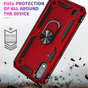 Luxury Armor Ring Bracket Phone Case For Samsung A01-Fast Delivery - Libiyi