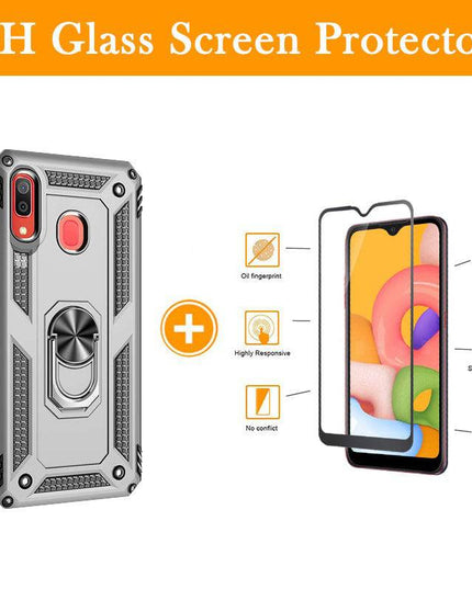 Luxury Armor Ring Bracket Phone Case For Samsung A20&A30-Fast Delivery - Libiyi