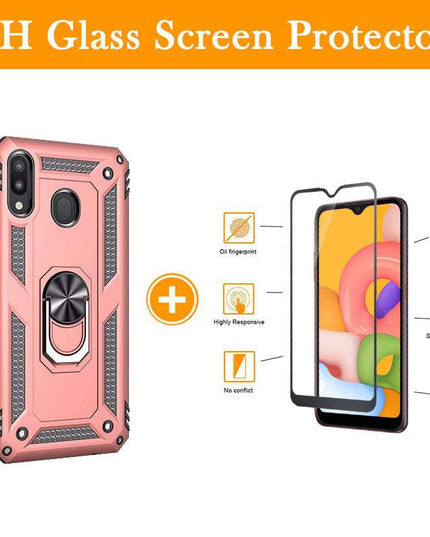 Luxury Armor Ring Bracket Phone Case For Samsung A20&A30-Fast Delivery - Libiyi