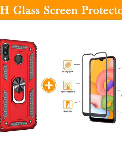 Luxury Armor Ring Bracket Phone Case For Samsung A20&A30-Fast Delivery - Libiyi