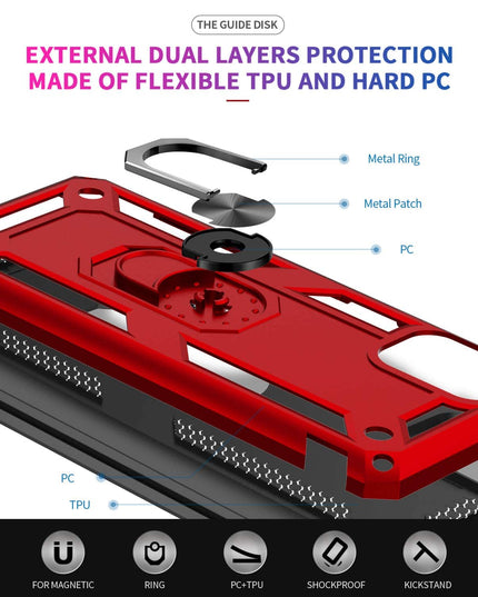 Luxury Armor Ring Bracket Phone Case For Samsung A31-Fast Delivery - Libiyi