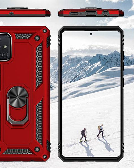 Luxury Armor Ring Bracket Phone Case For Samsung A51-Fast Delivery - Libiyi