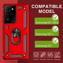 Carregar imagem no visualizador da galeria, Luxury Armor Ring Bracket Phone Case For Samsung Galaxy - Libiyi