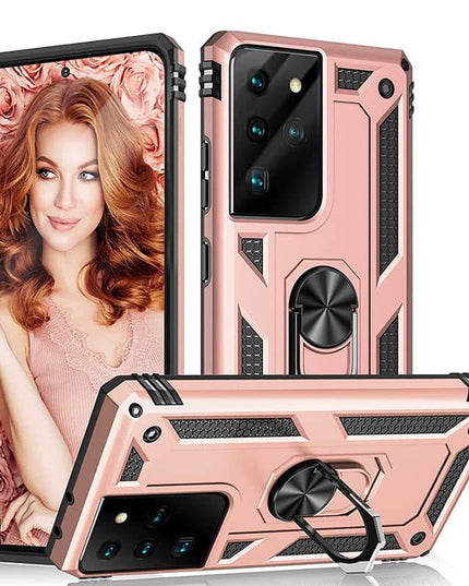 Luxury Armor Ring Bracket Phone Case For Samsung Galaxy - Libiyi